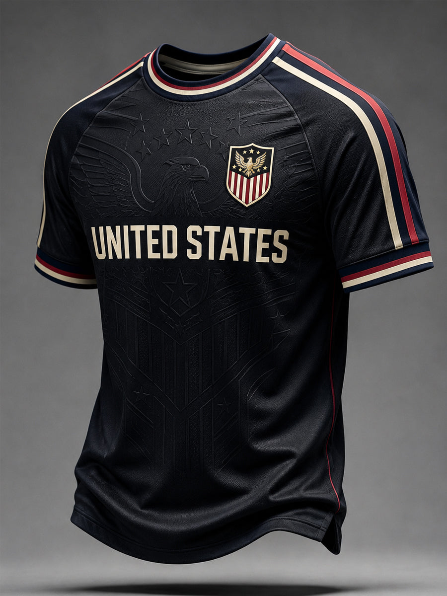 Men's Gift For Soccer Fans Print Casual Tee