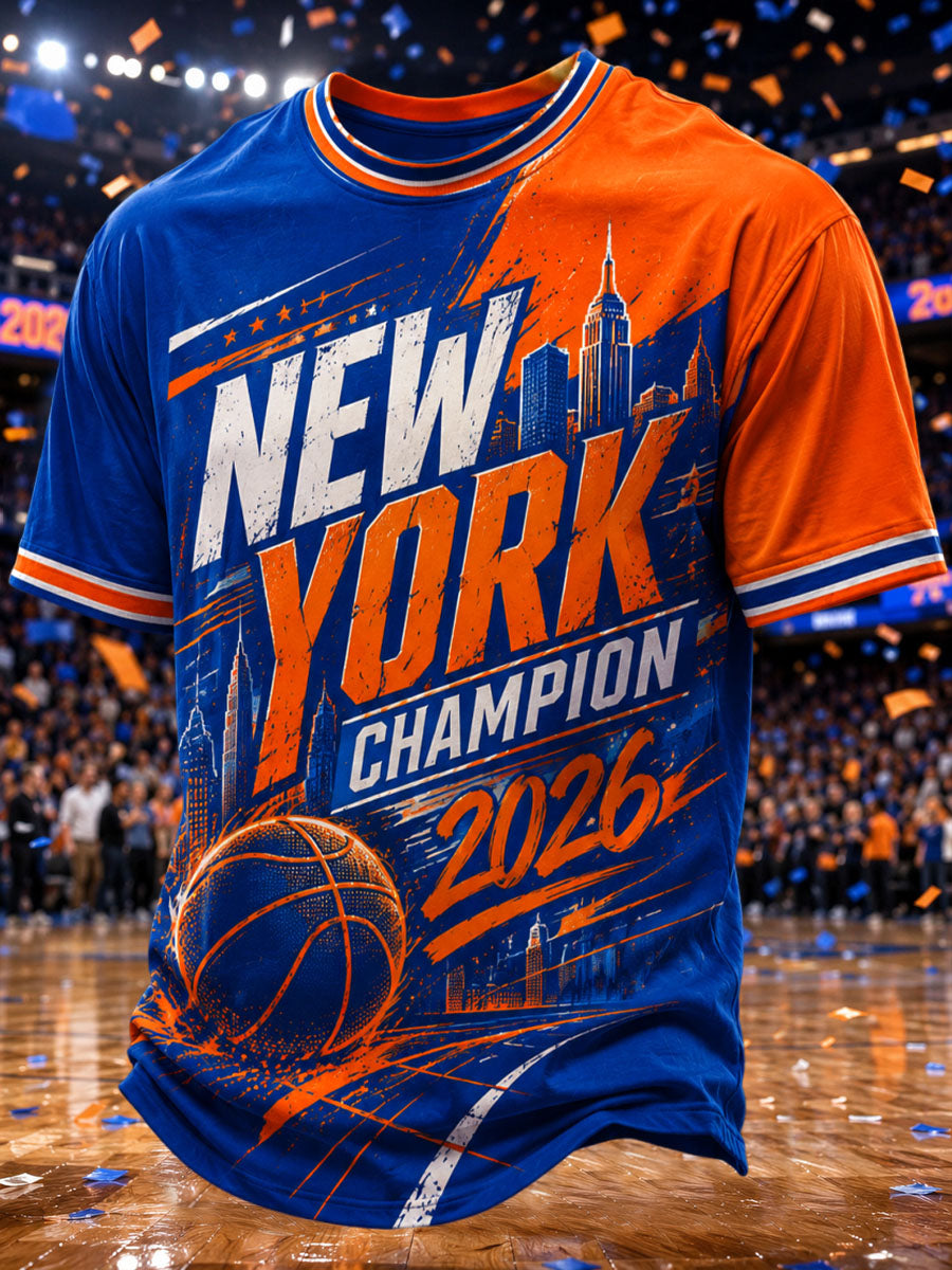 Men's New York 2026 Champion Classic T-Shirt