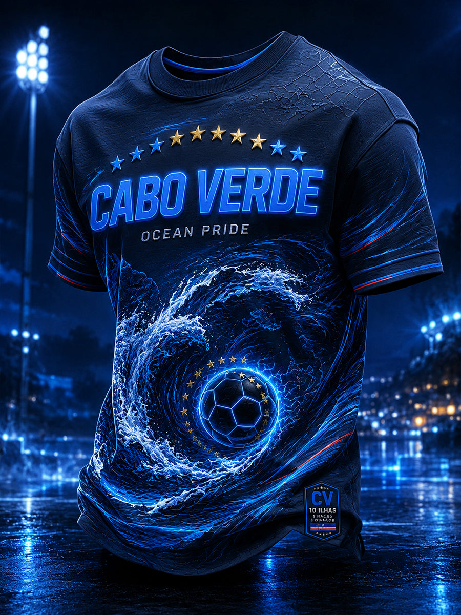 Men's Cape Verde Football Short Sleeves T-Shirt