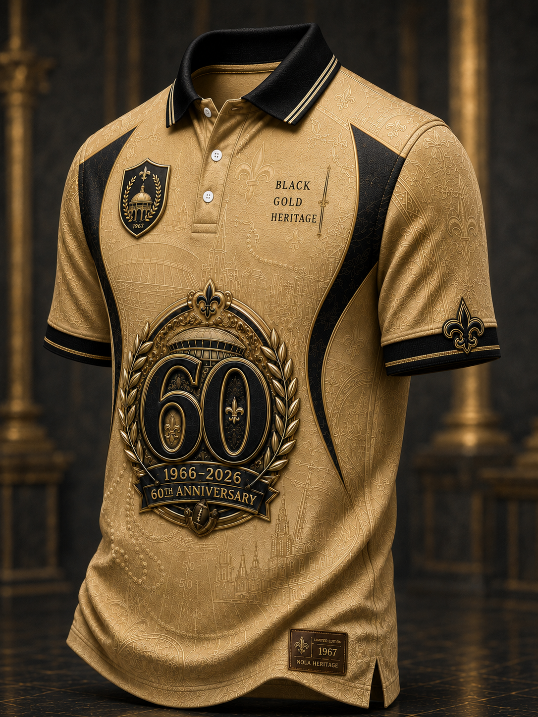Men's New Orleans Saints Short Sleeve Shirt