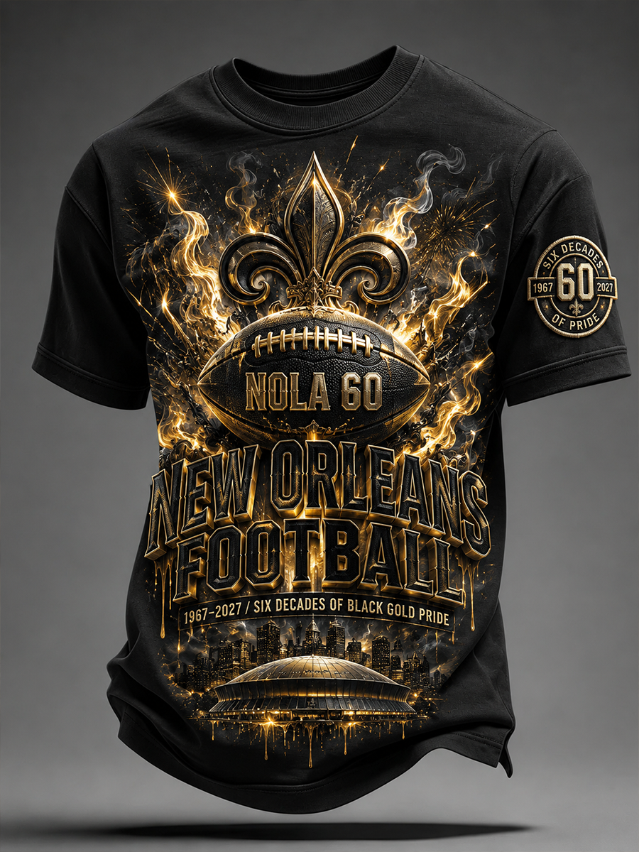 Men's The New Orleans Saints Of The United States Short Sleeves T-Shirt