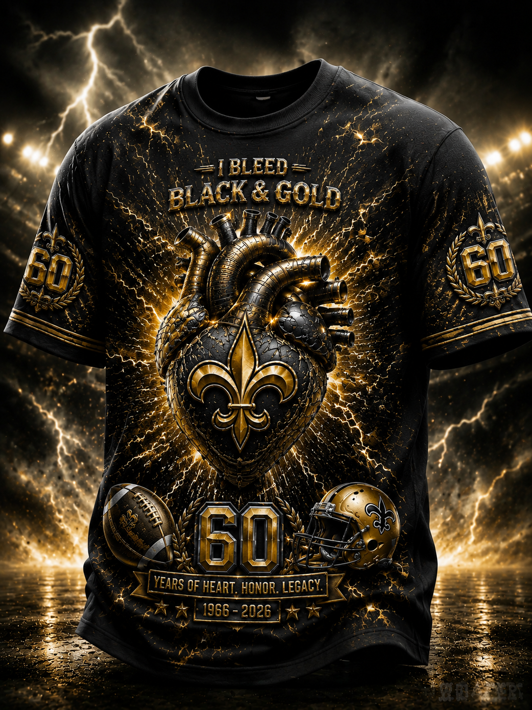 Men's New Orleans Saints Short Sleeves T-Shirt