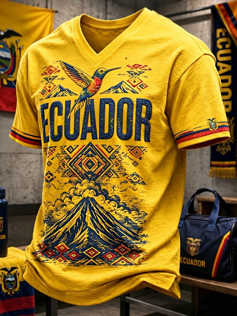 Men's V-neck T-shirt