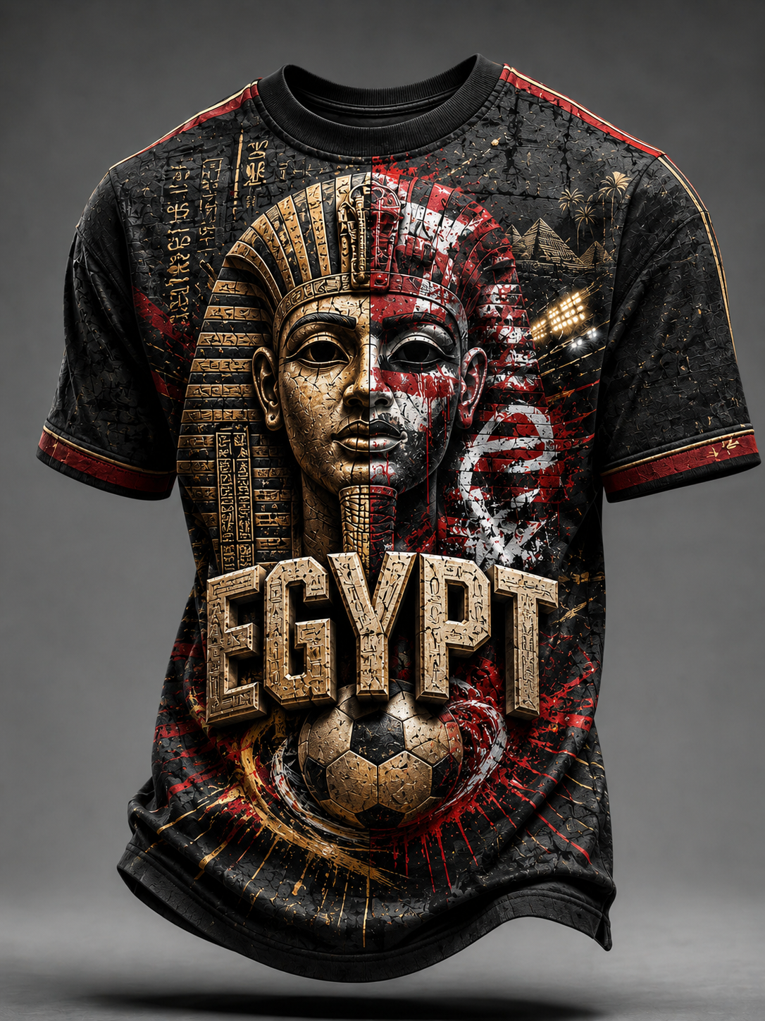 Men's Egyptian Football Short Sleeves T-Shirt