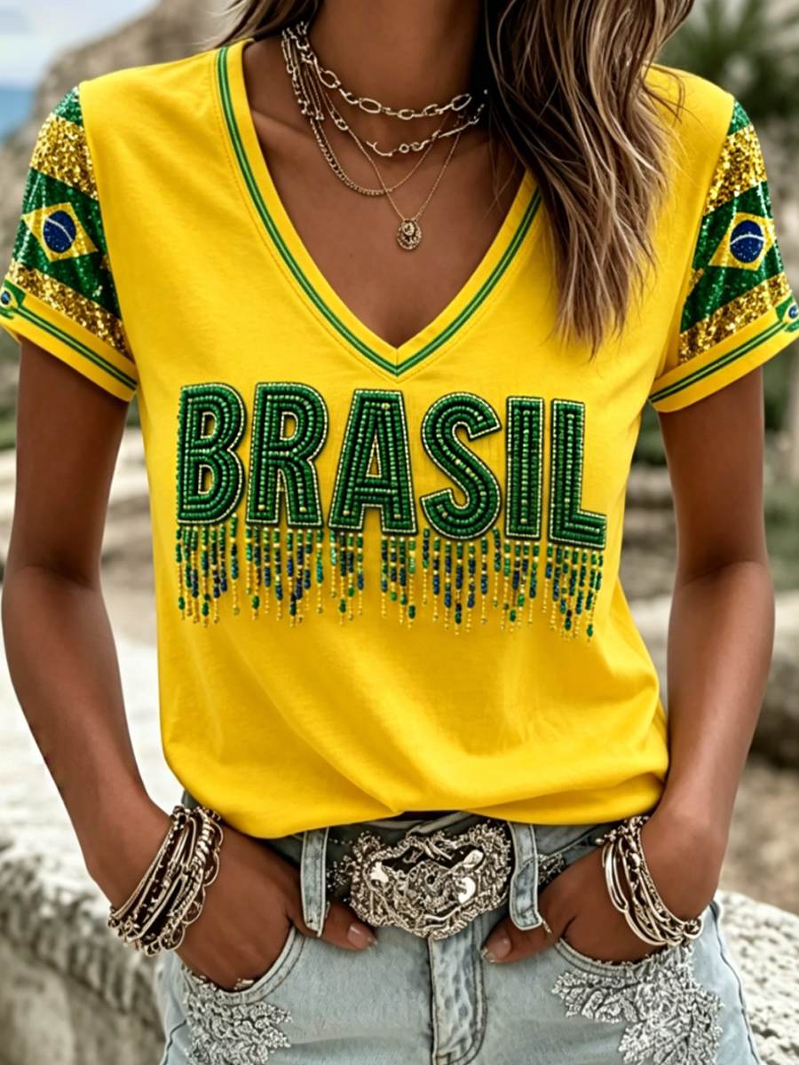 Women's short-sleeved T-shirt