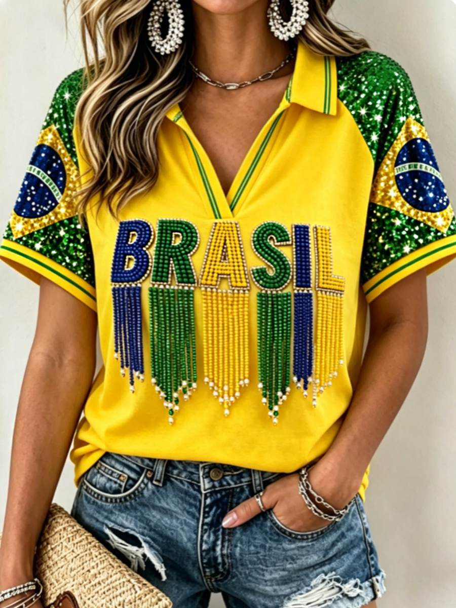 Women's polo T-shirt