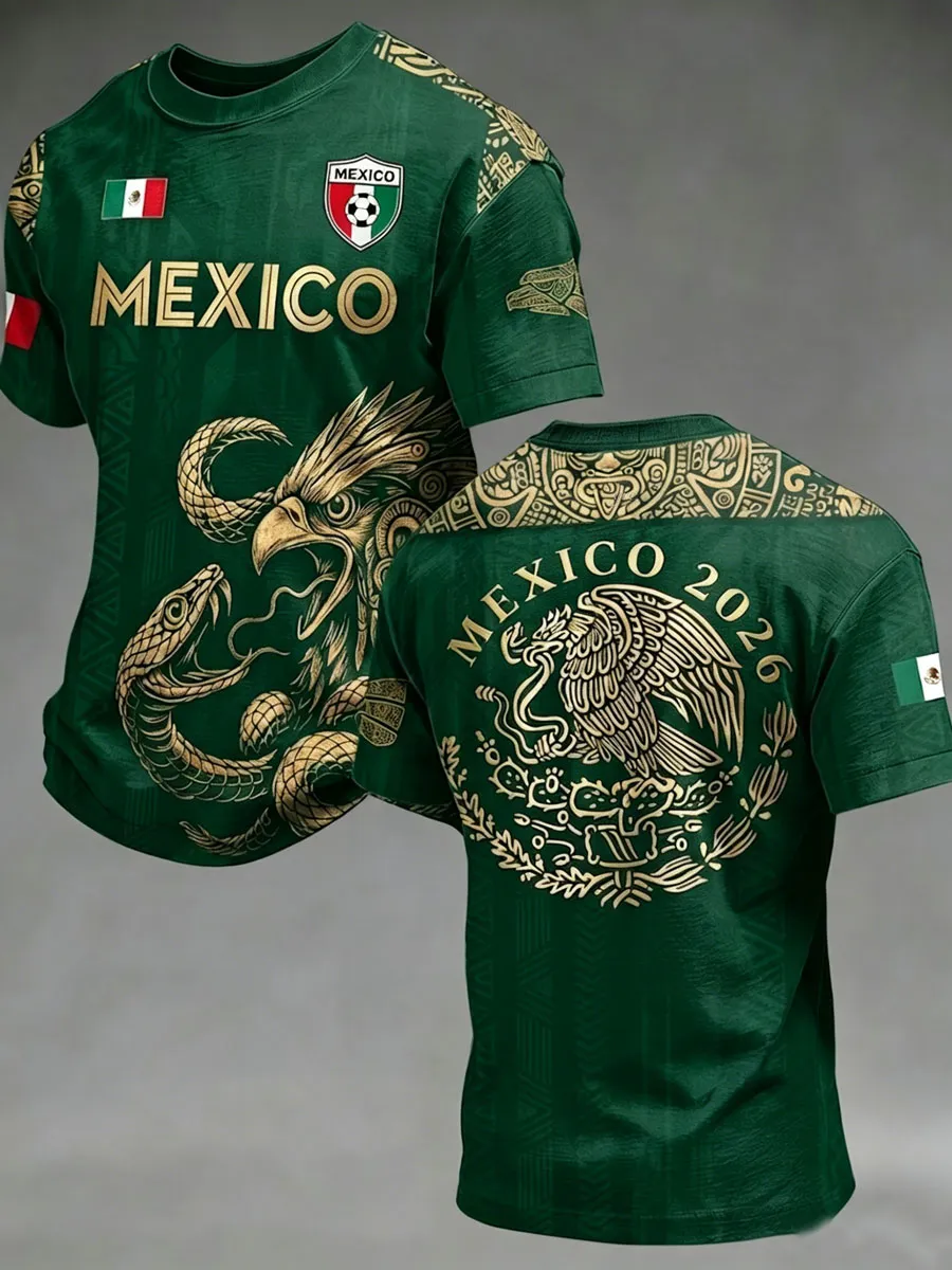 Men's Mexico Printed short sleeves t-shirt