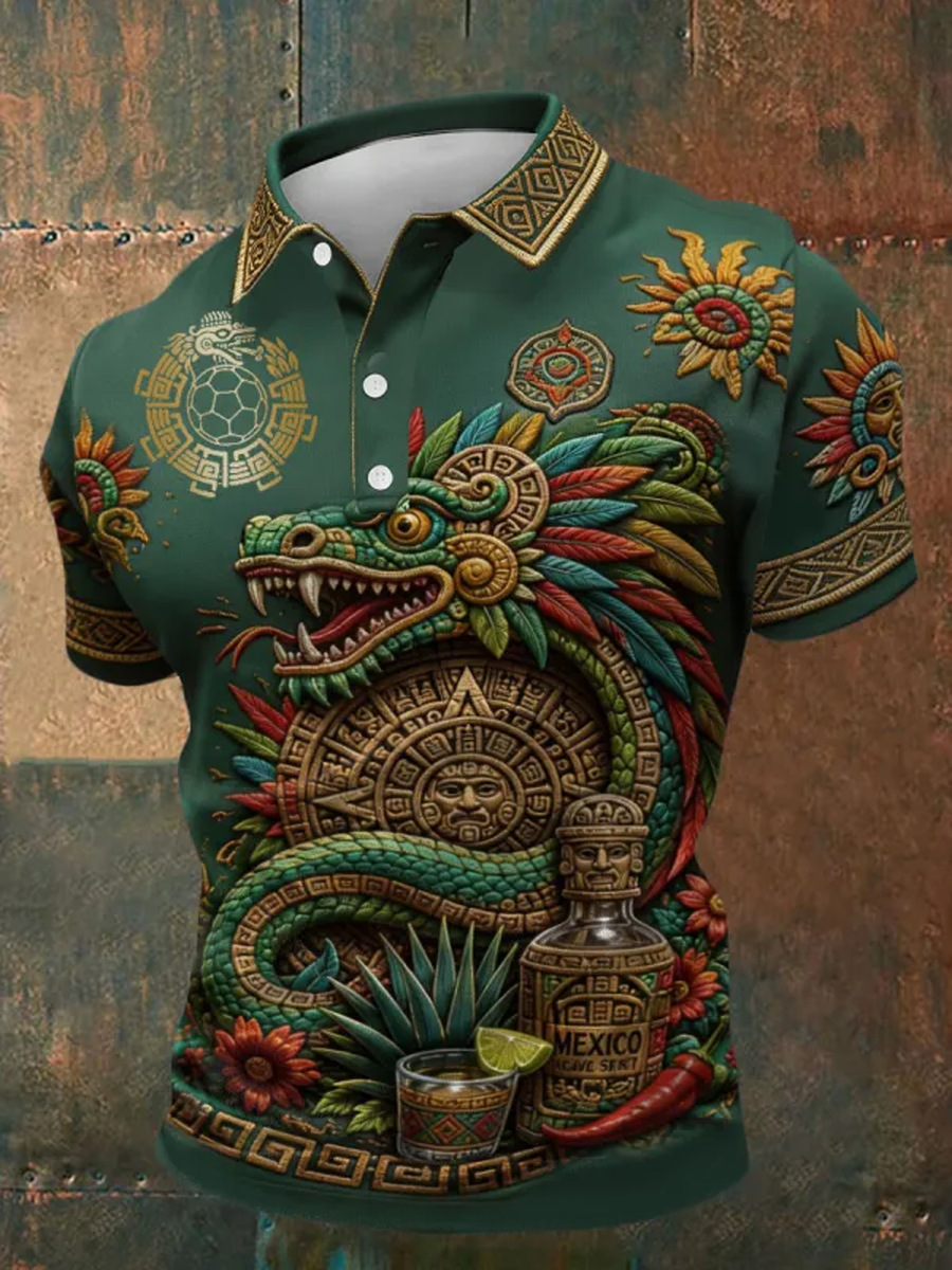 Men's Mexico Printed polo shirt