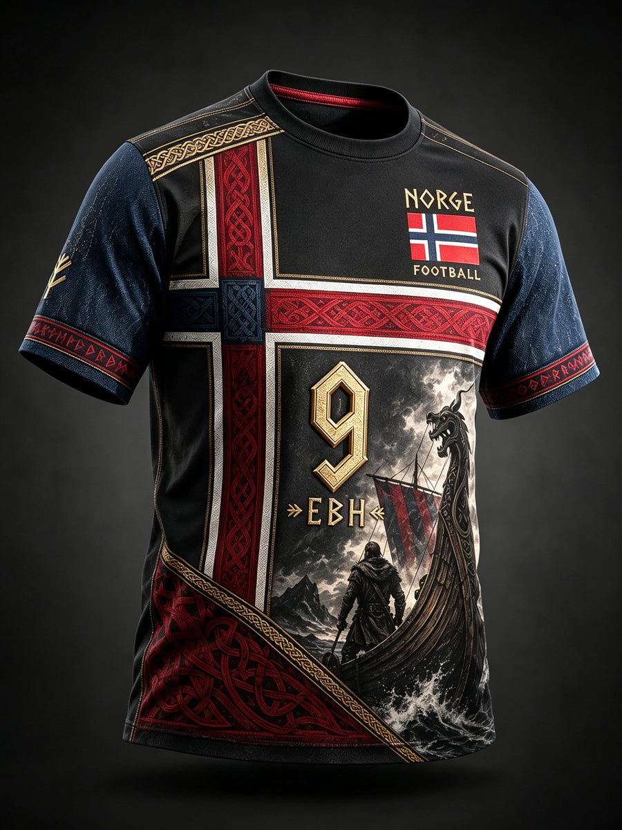 Men's Norway Day Commemorative Art Print T-Shirt