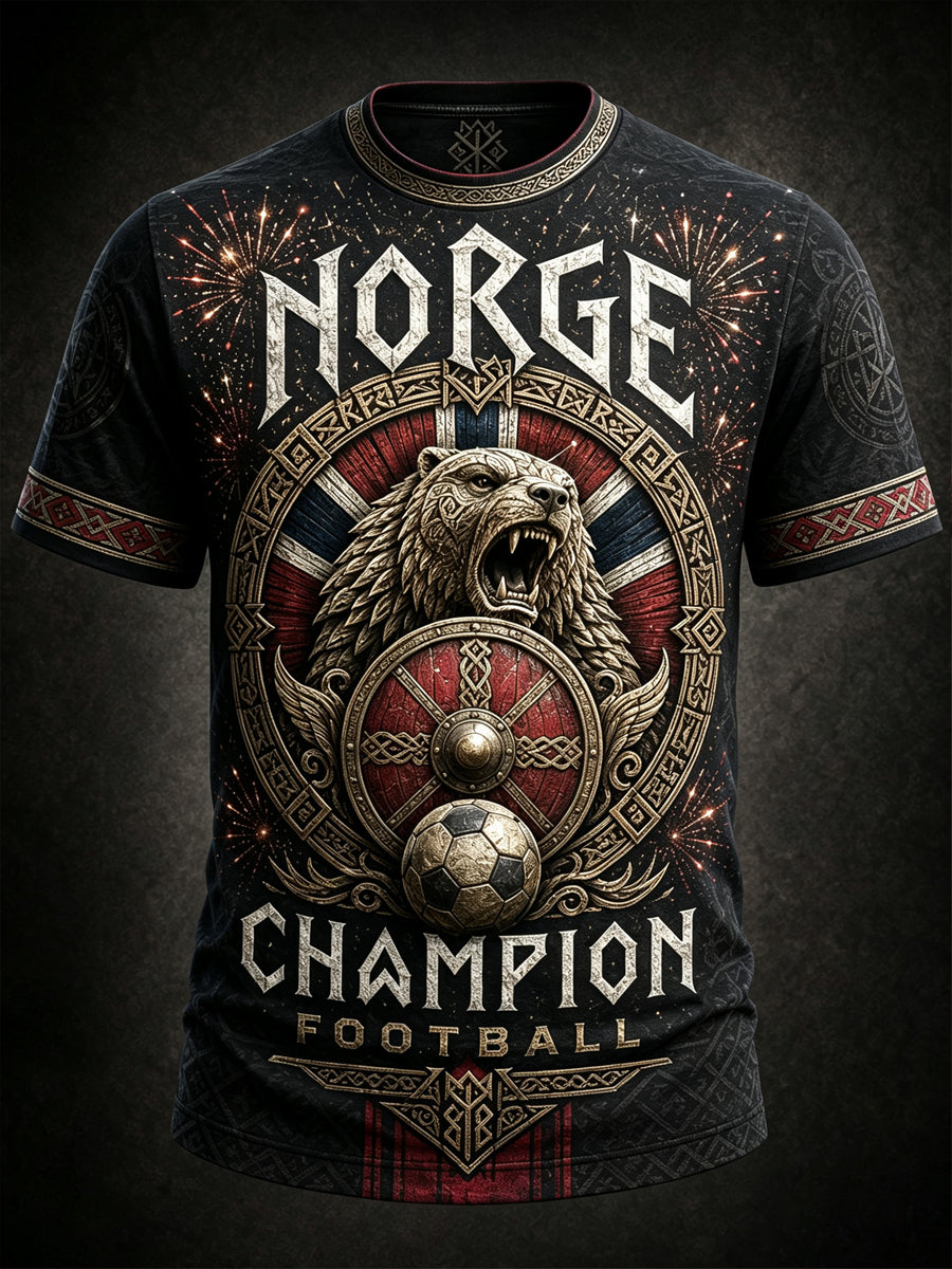 Men's Norway Day Commemorative Art Print T-Shirt