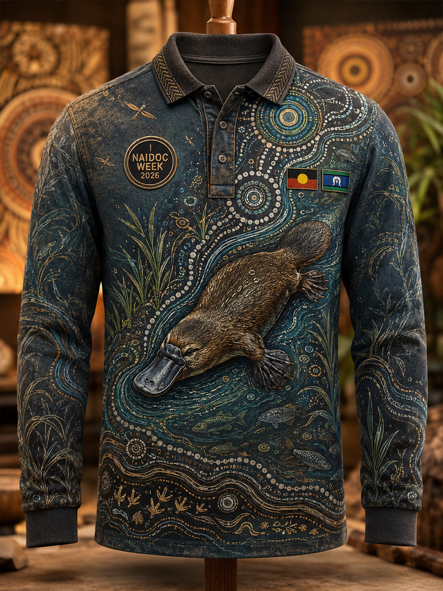 Men's Australia Naidoc Week Long Sleeve Shirt