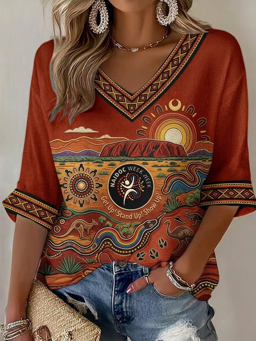 Women's Australia Naidoc Week Top