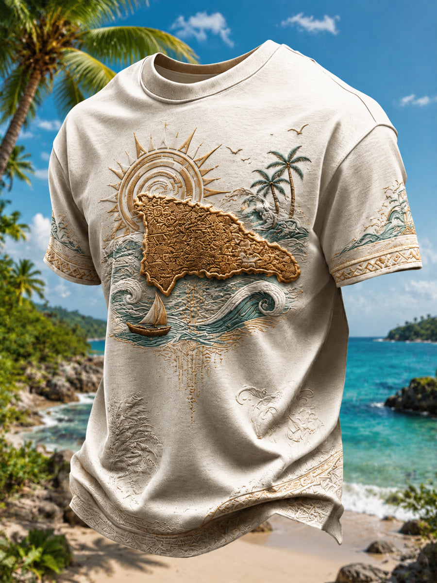 Men's Dominican Quisqueya Printed T-shirt