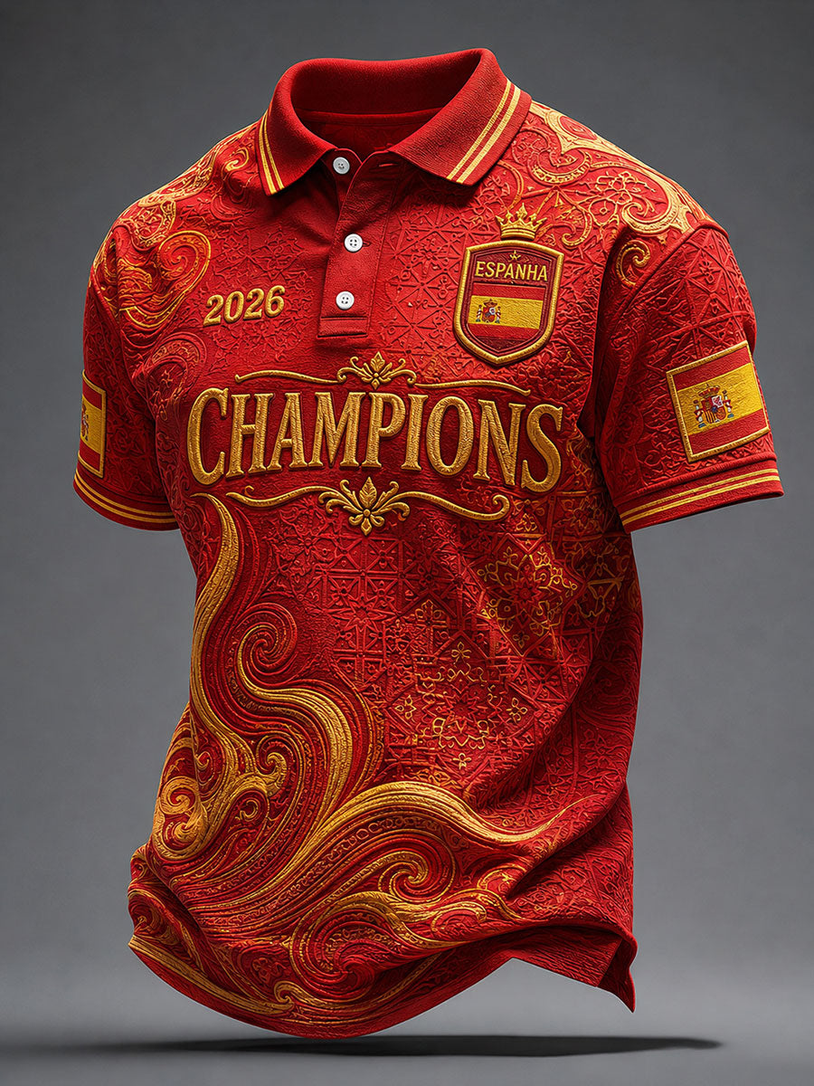 Men's Spain Champions Tops