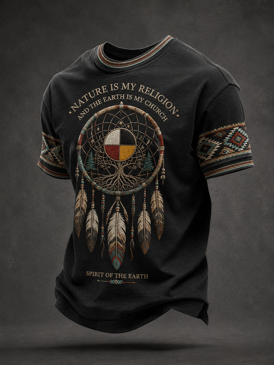 Men's Indigenous Art T-Shirt
