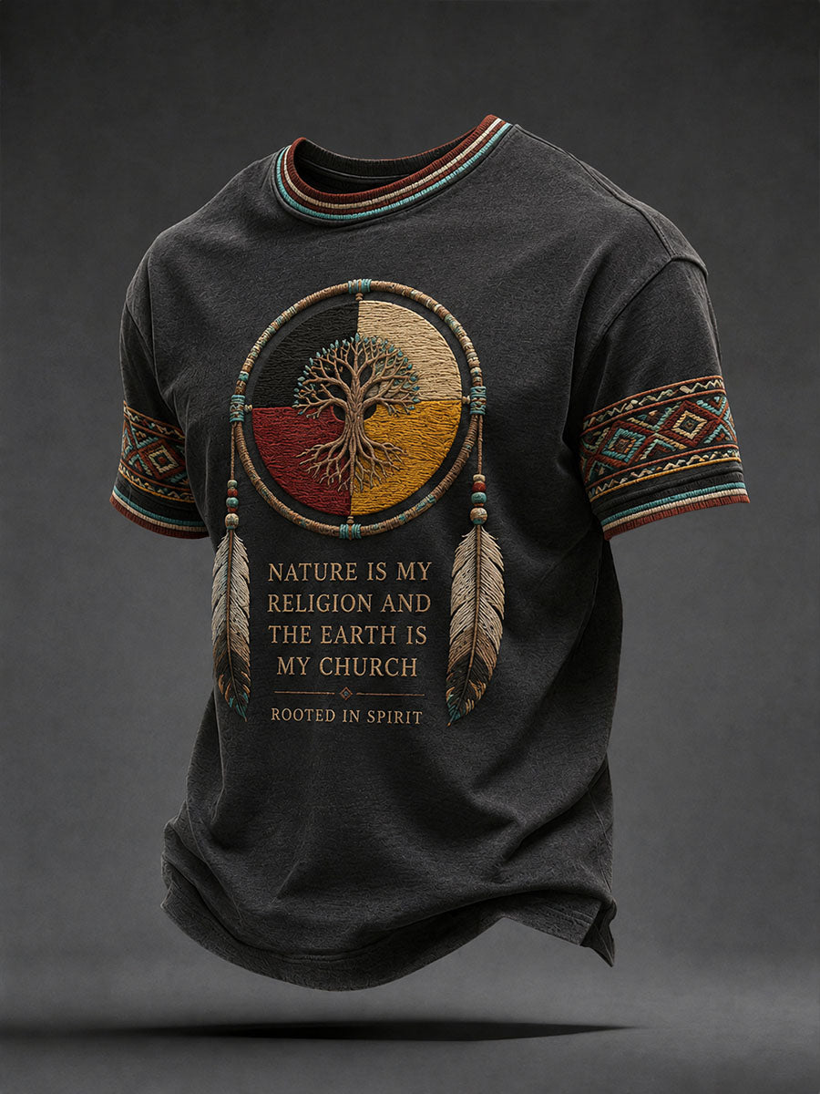Men's Indigenous Art T-Shirt