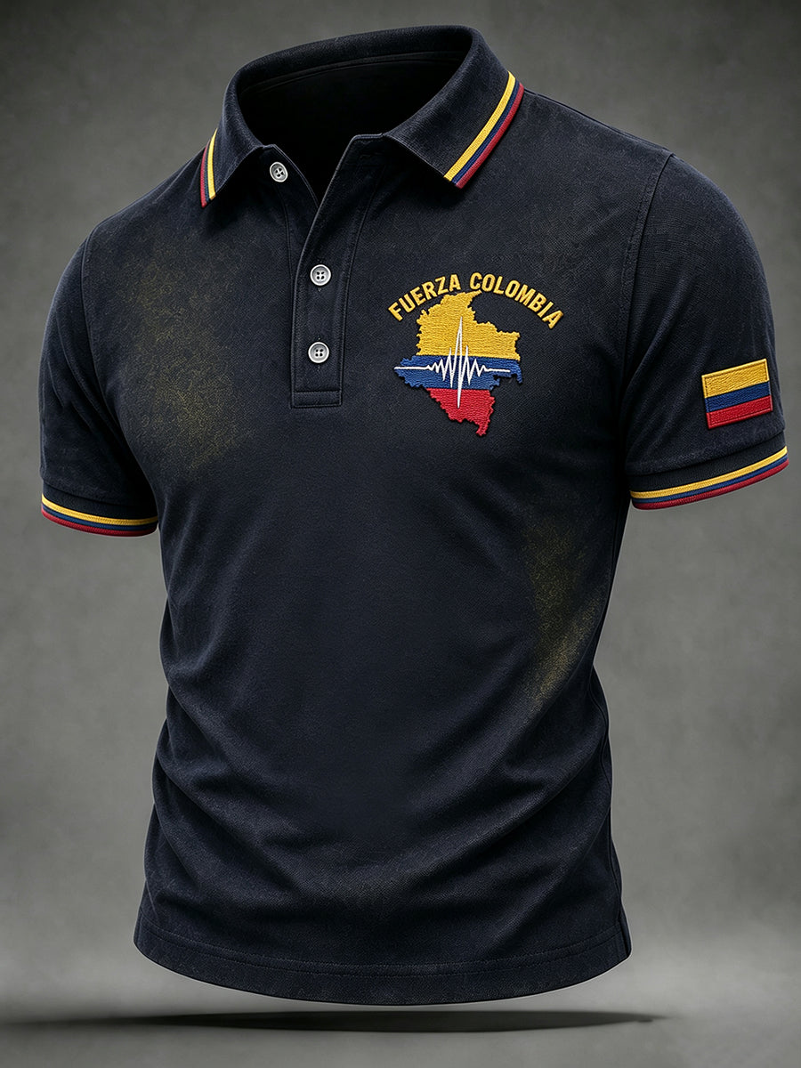 Men's Colombia Earthquake Pray For Colombia Print Shirt