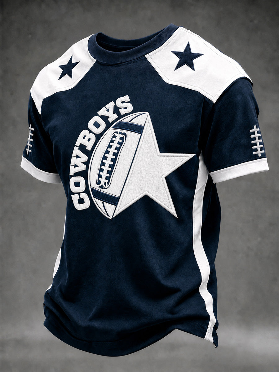 Men's Football Gameday Gift For Football Fans Casual Tee