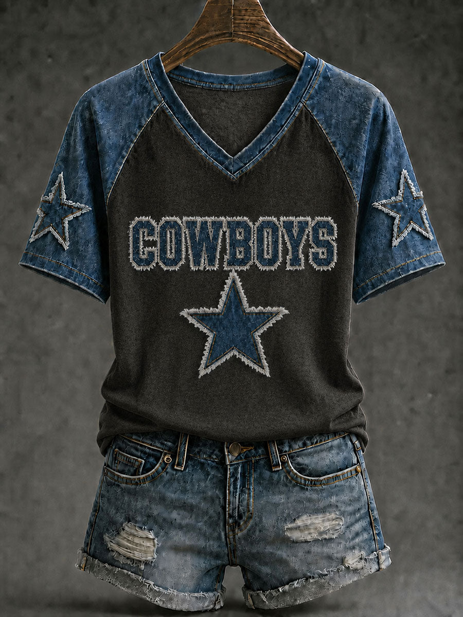 Women's Game Day Football Casual T-Shirt
