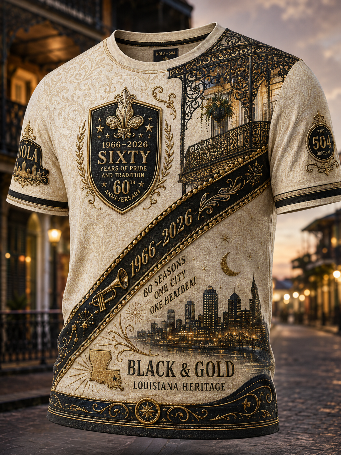 Men's New Orleans Saints Short Sleeves T-Shirt