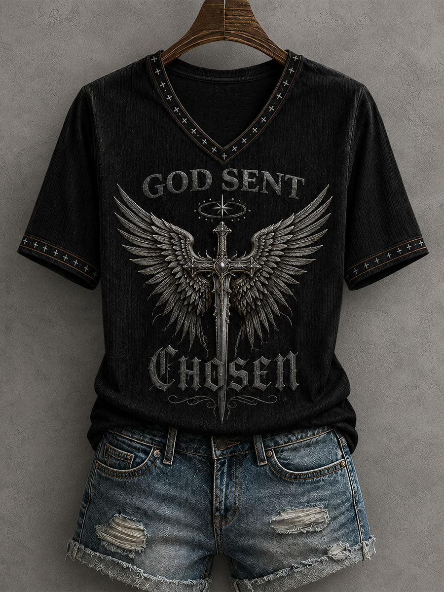 Women's God Sent Chosen T-shirt