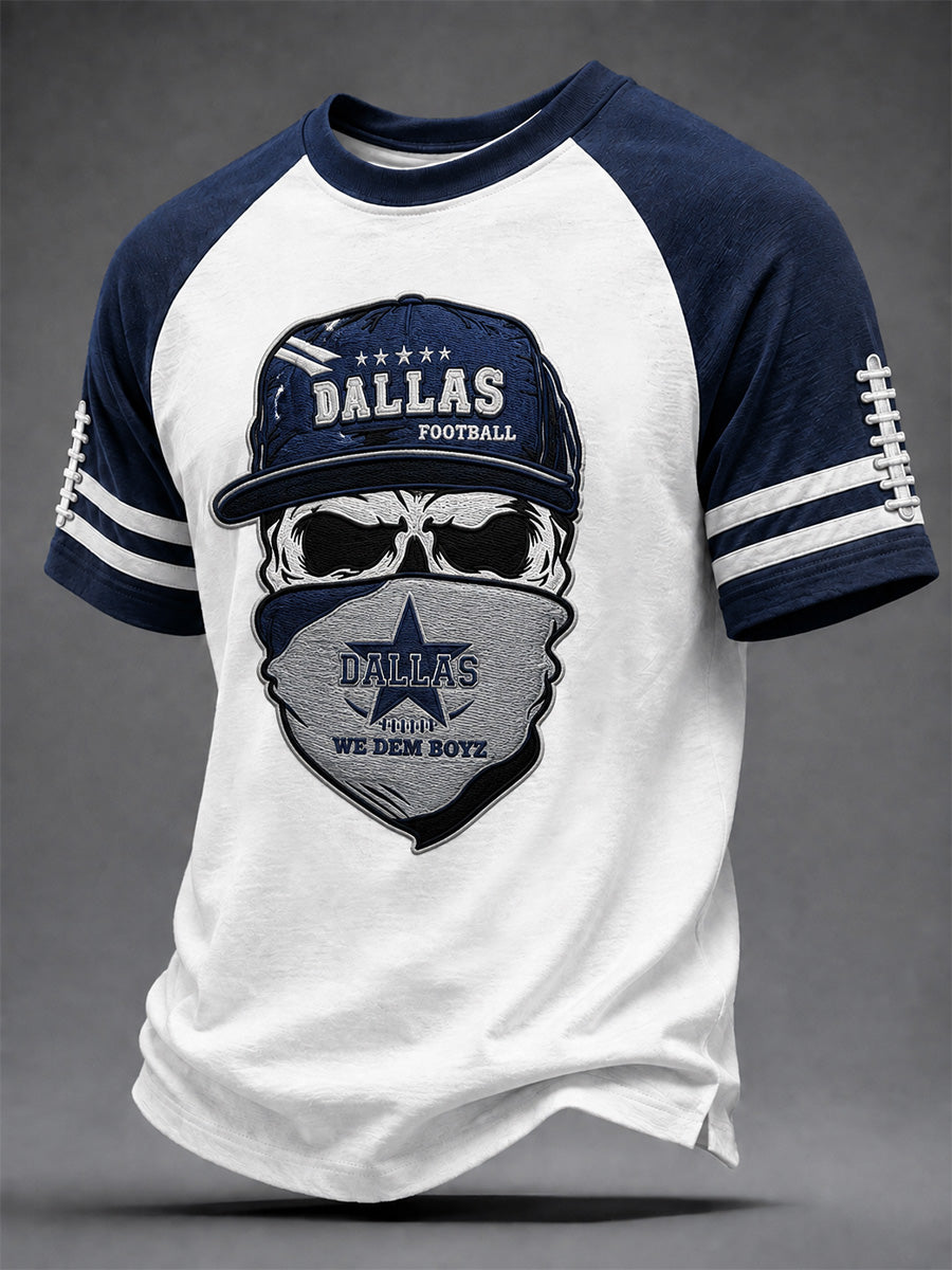 Men's Football Gameday Gift For Football Fans Casual Tee