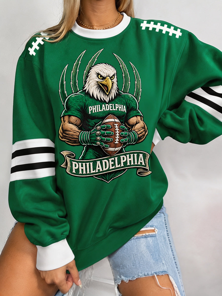 Women's Football Gameday Gift For Football Fans Casual Sweatshirt