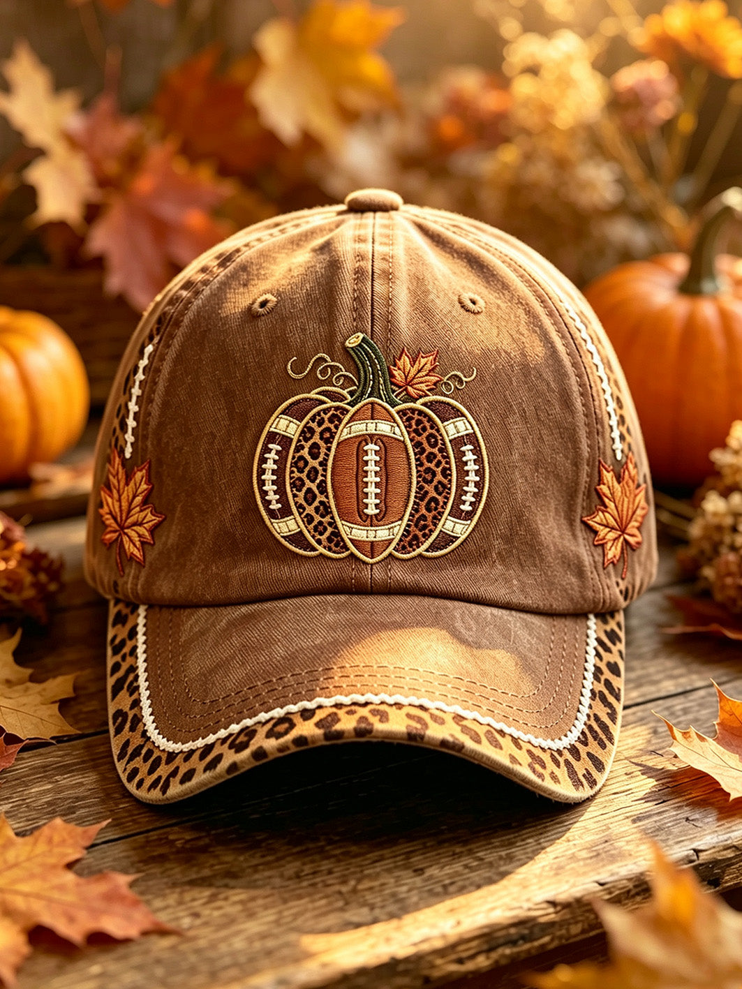 Autumn Pumpkin Pattern Unisex Hat