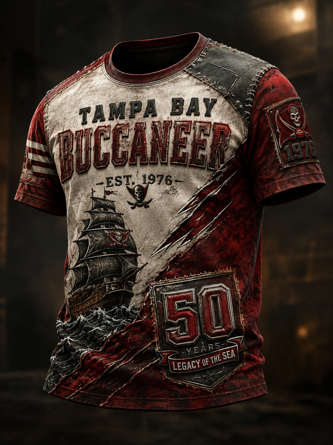 Men's Tampa Bay Buccaneers Short Sleeves T-Shirt