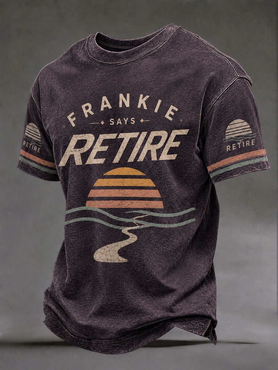 Men's "Frankie says retire" T-shirts