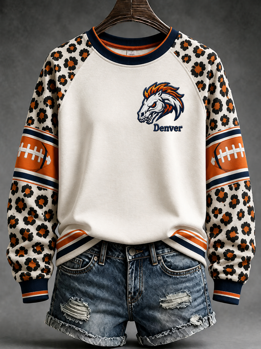 Women's Football Fans Gameday raglan sleeve sweatshirt