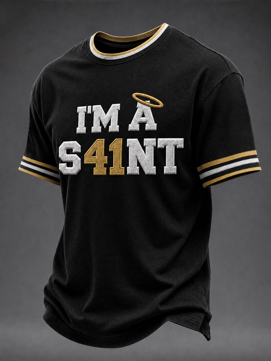 Men's America Football Printed T-shirt