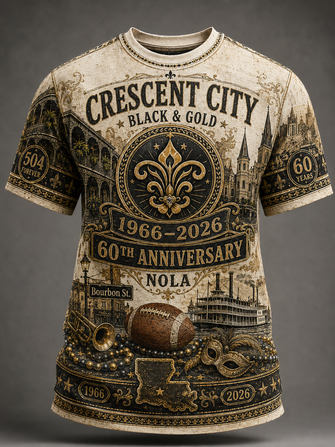 Men's New Orleans Saints Short Sleeves T-Shirt