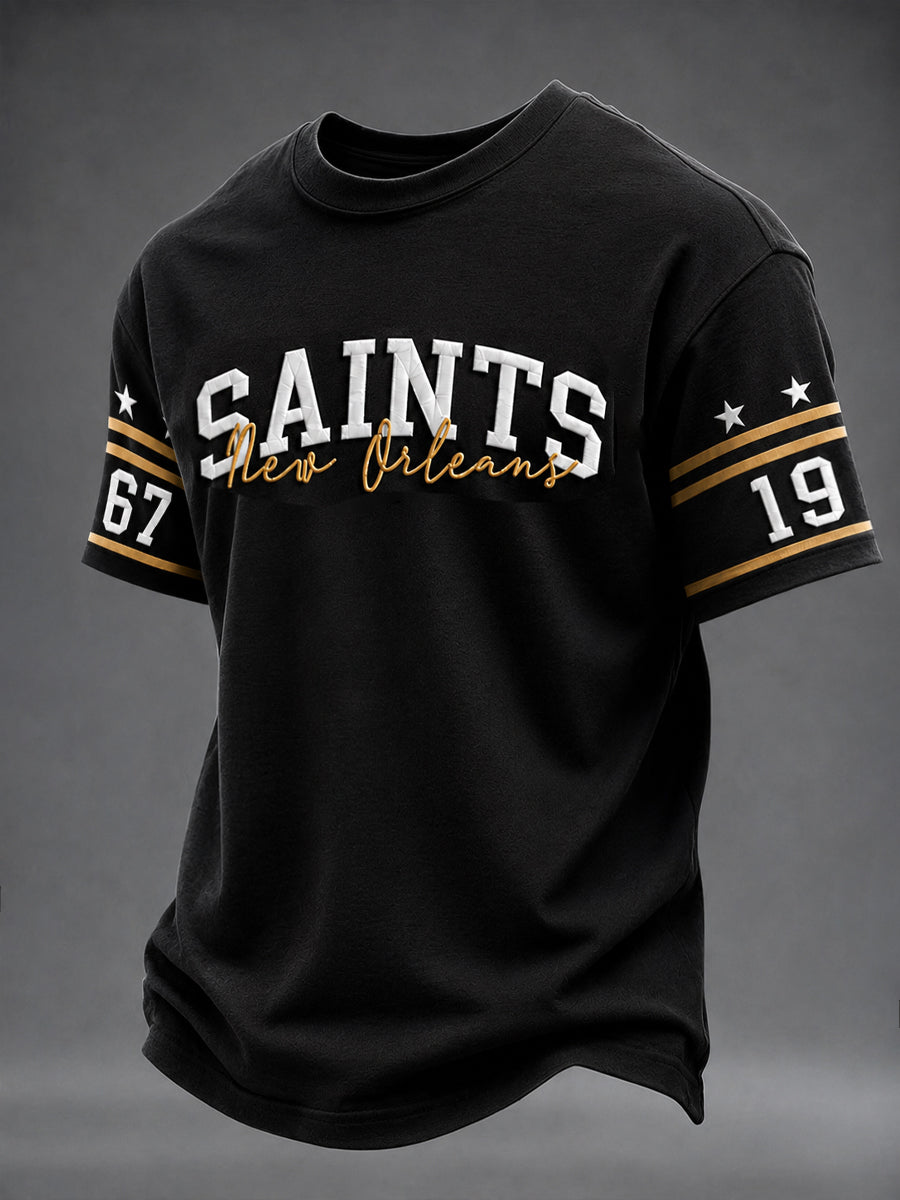 Men's America Football Printed T-shirt
