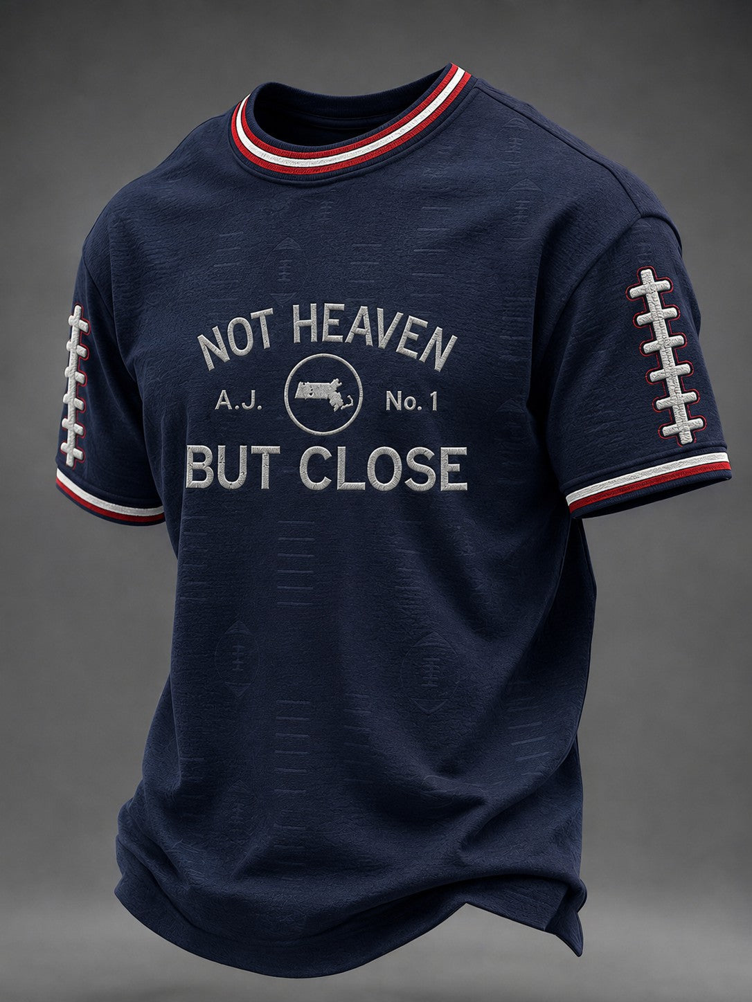 Men's Football Printed T-shirt
