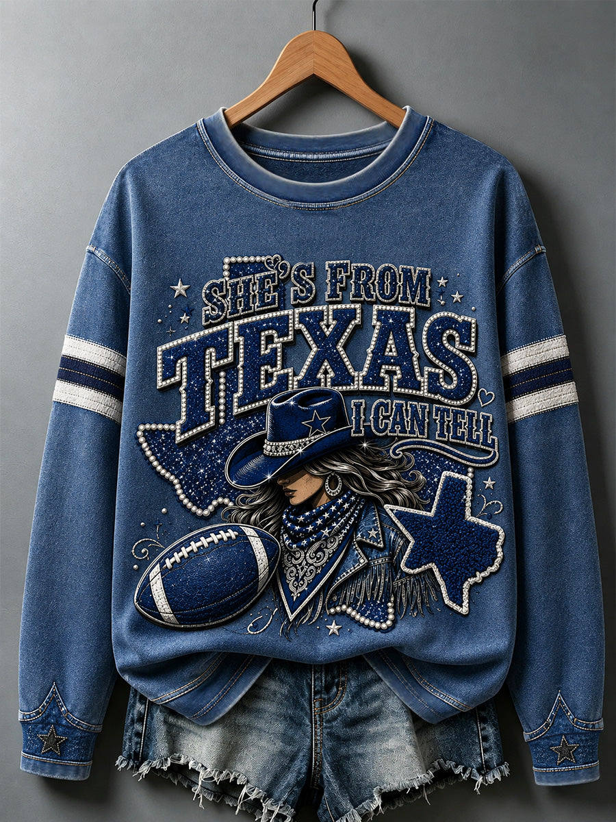 Women's Football Gameday Gift For Football Fans Casual Sweatshirt