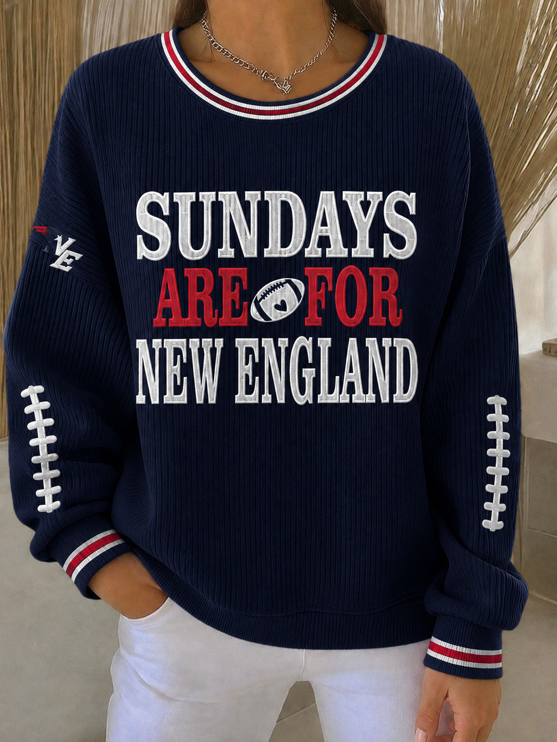 Women's Football Printed Sweatshirt
