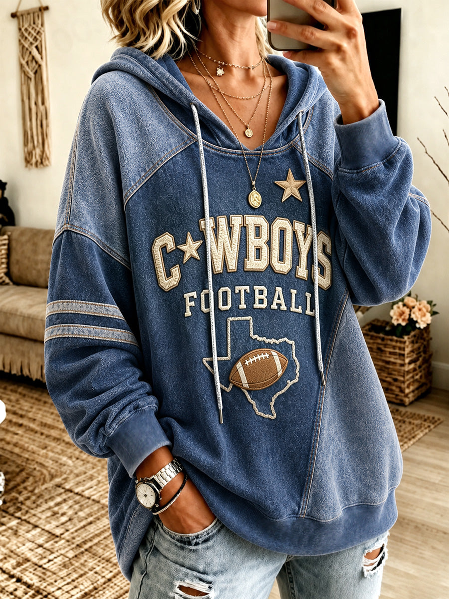 Women's Football Gameday Gift For Football Fans Casual Sweatshirt
