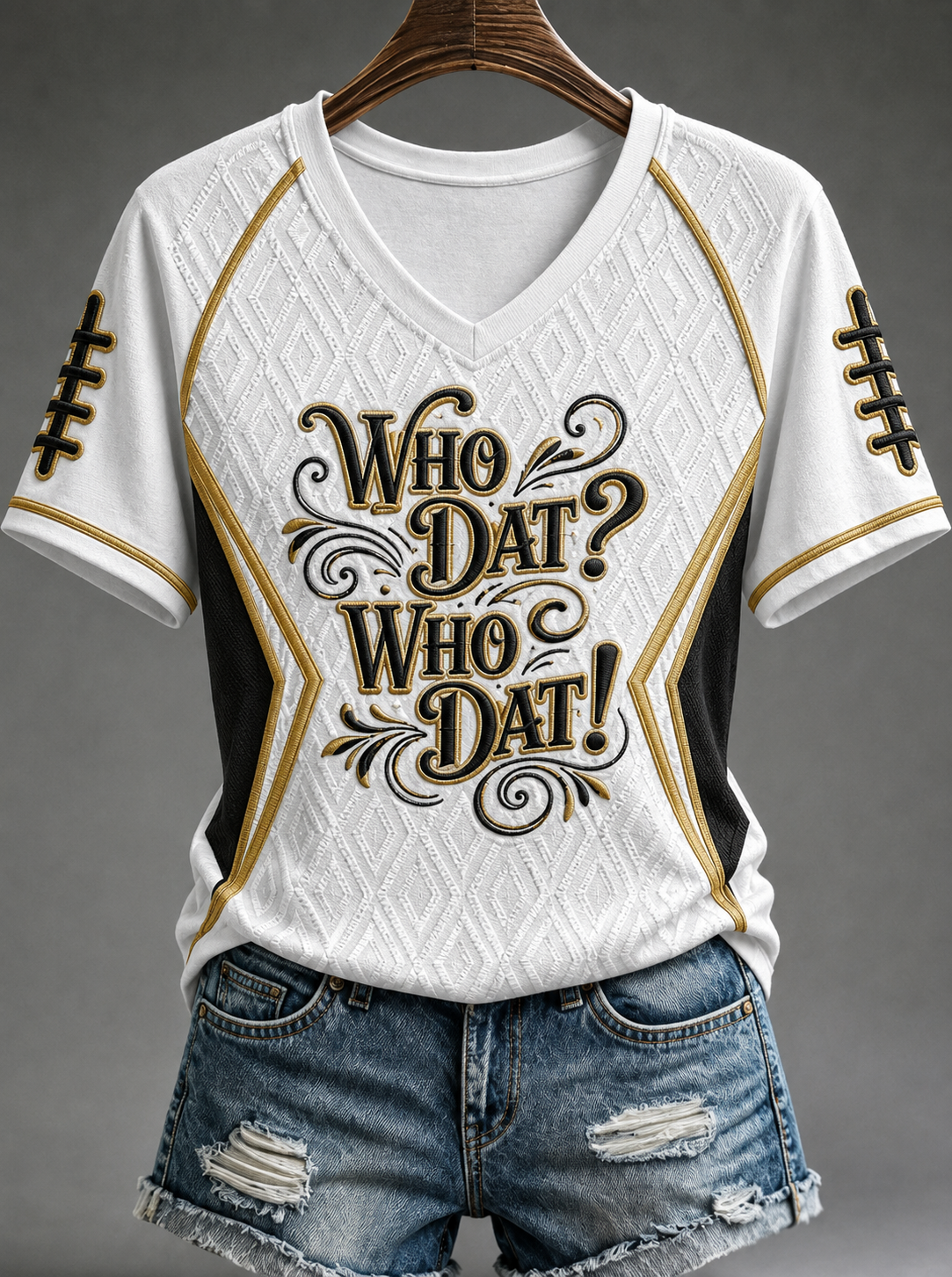 Women's V-neck off-shoulder short-sleeved T-shirt