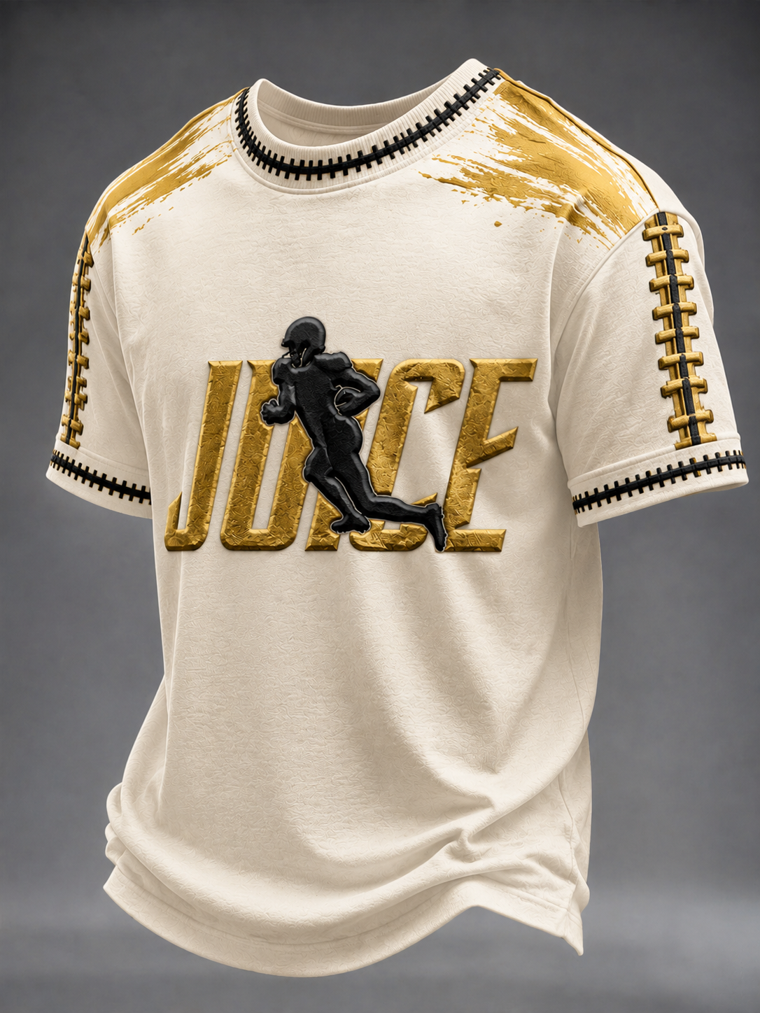 Men's Football Short Sleeves T-shirt