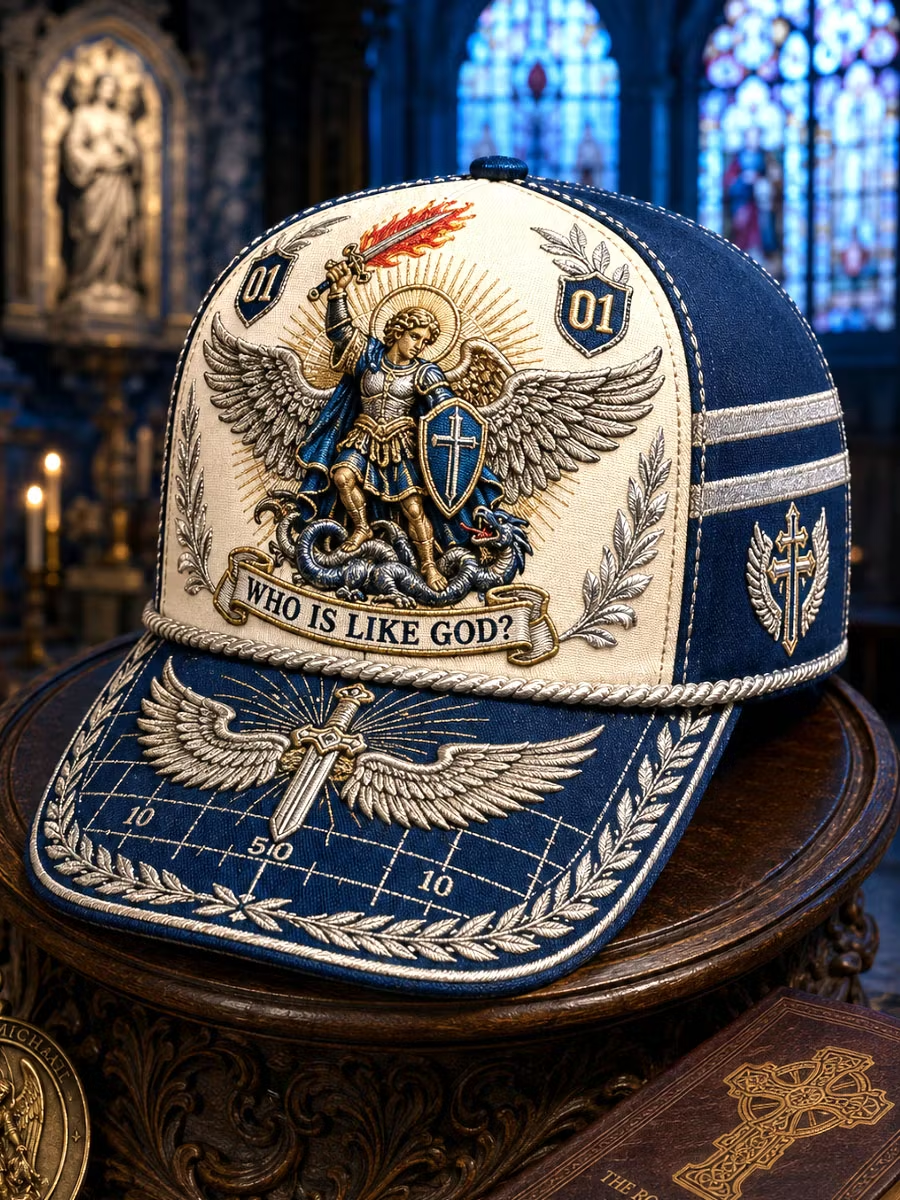 Unisex Retro Saint Michael the Archangel Hat