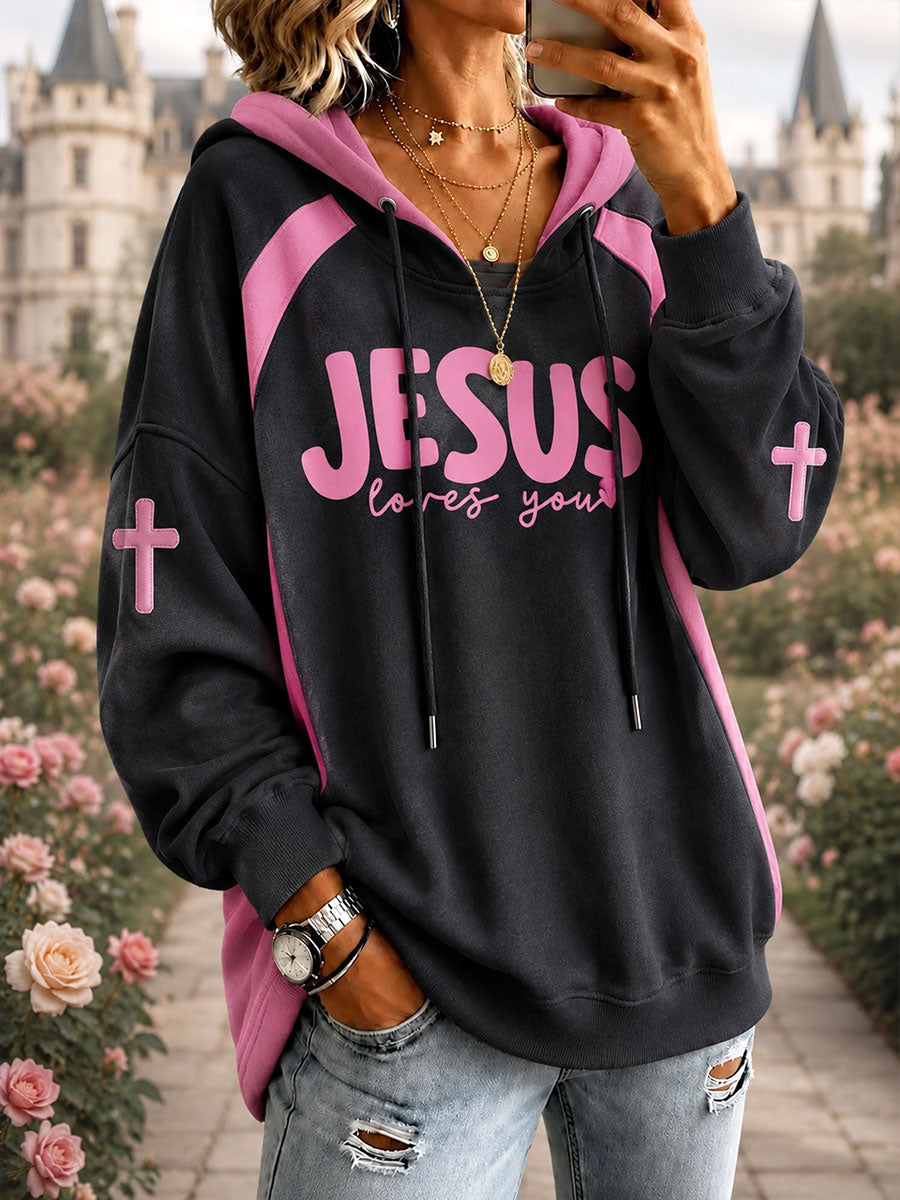 Women's "Jesus love you" hoodies