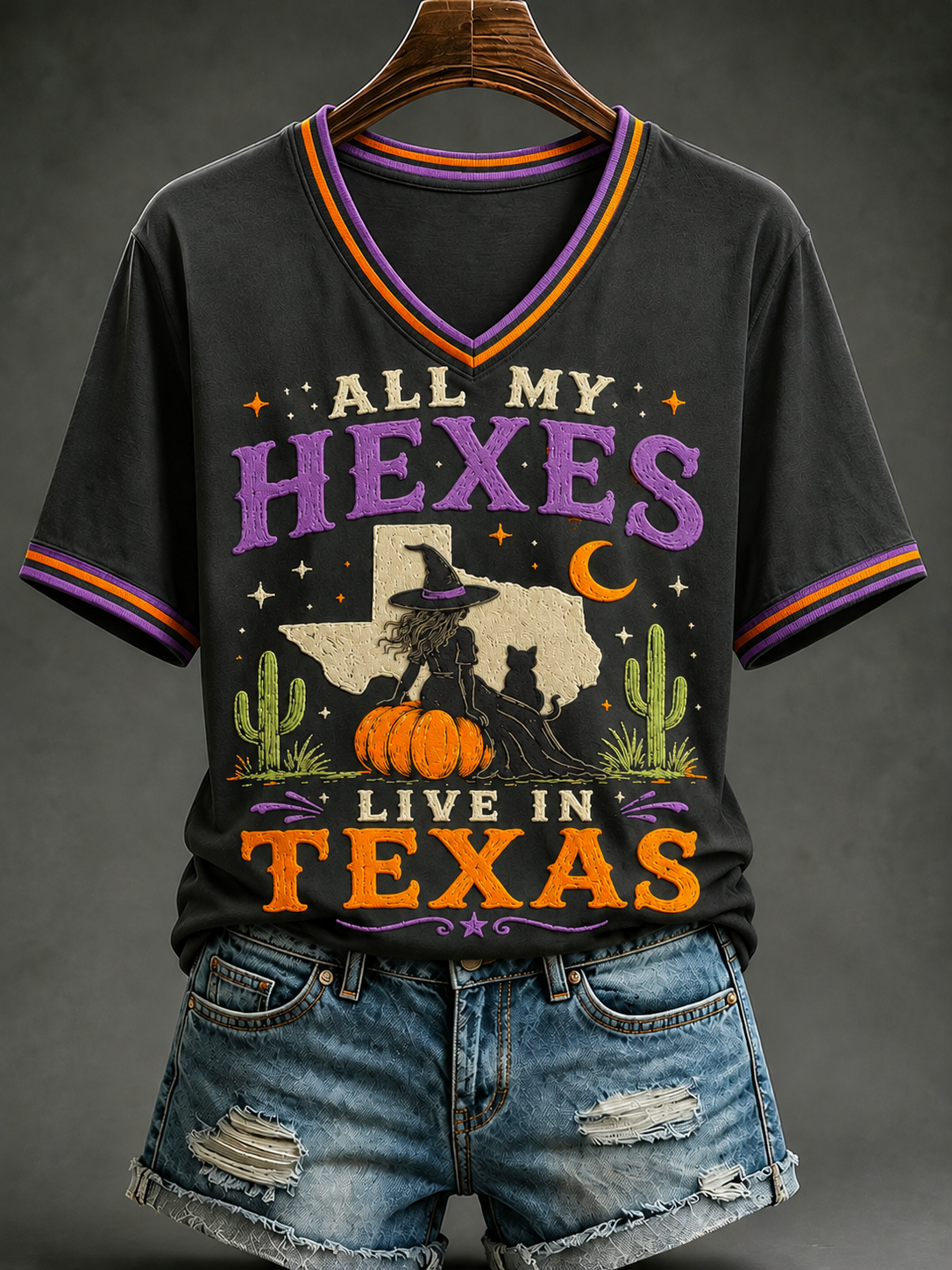 Women's Western Witch Short-sleeved T-shirt