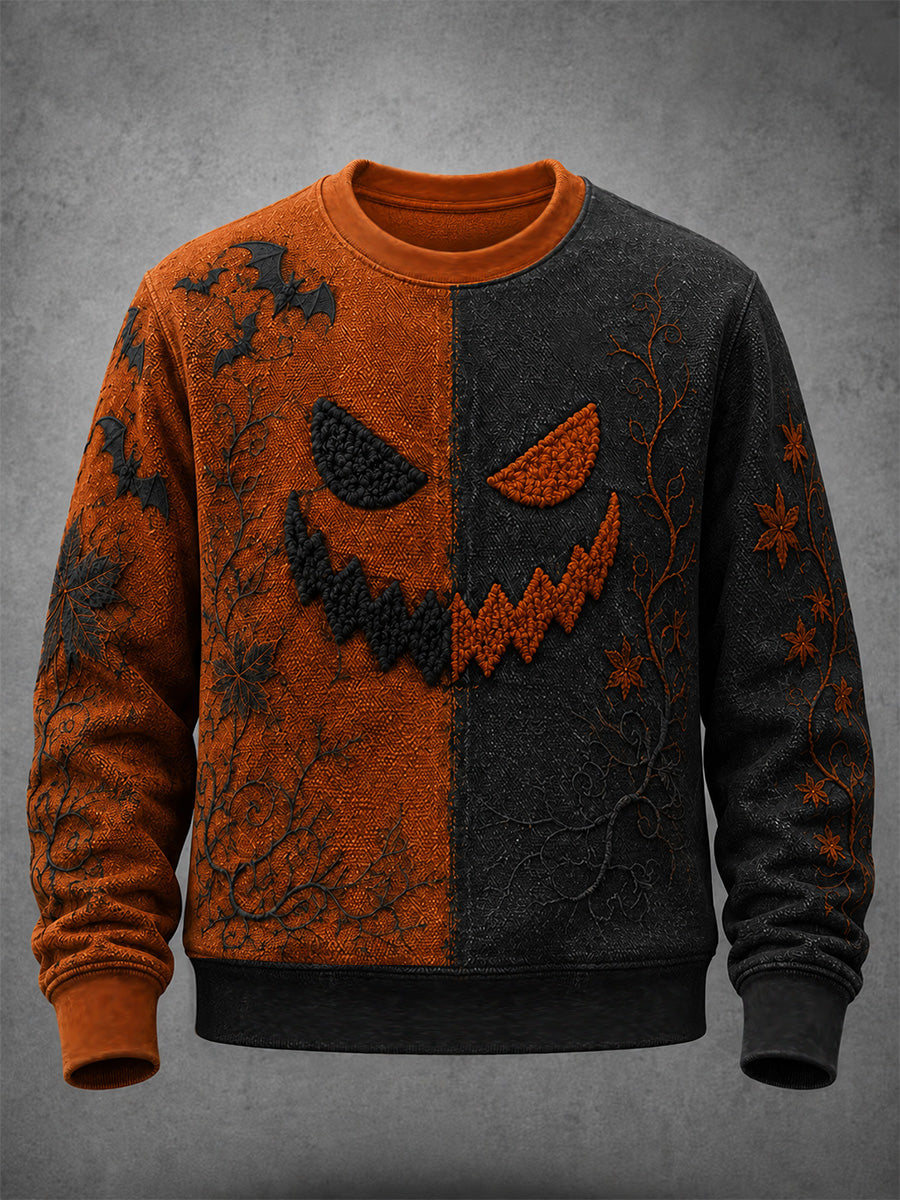 Men's Funny Halloween Print Sweatshirt