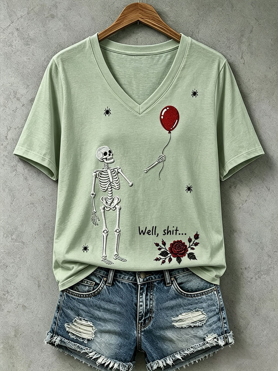 Women's Gothic Skull T-Shirt