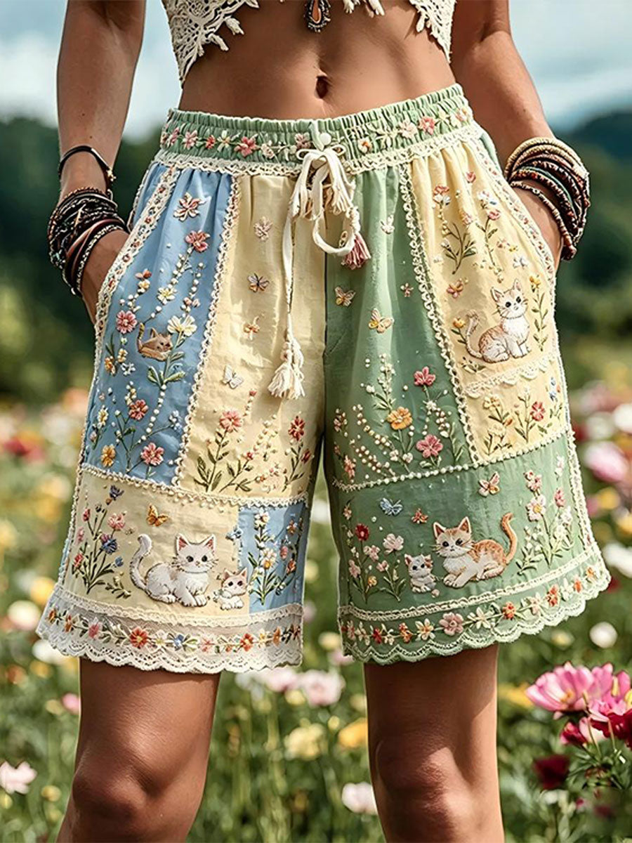Women's Floral Botanical Pants
