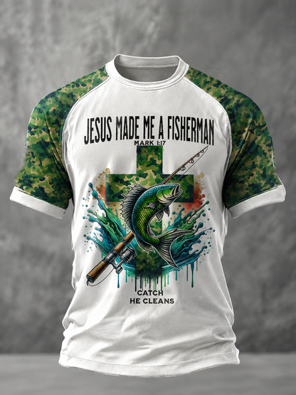 Men's Even Jesus Had a Fish Story short sleeve t-shirt
