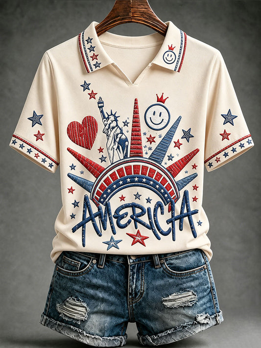 Women's America Statue of Liberty Tops