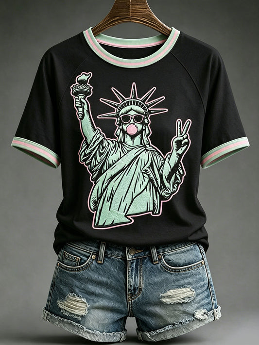 Women's Fun Statue of Liberty T-Shirts
