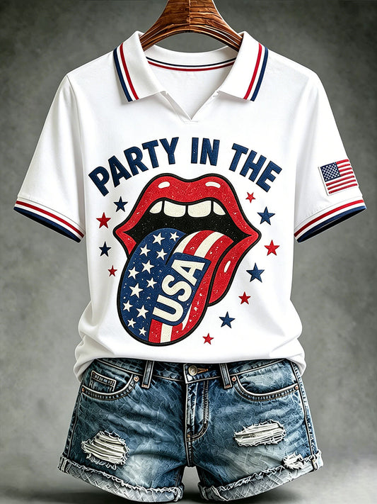 Women's 'Party in the USA' Tops